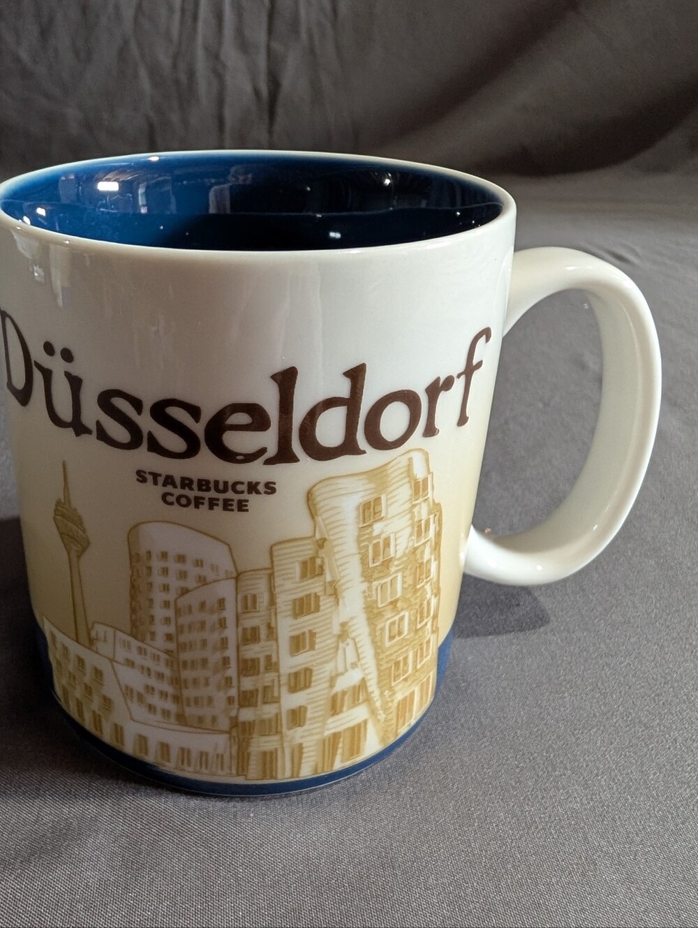 Starbucks Dusseldorf Coffee Mug Cup Collector Series 16 Oz Global Icon 2009